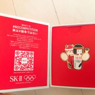 エスケーツー(SK-II)のskⅡ オリンピックピンバッジ　新品(バッジ/ピンバッジ)