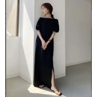 トゥデイフル(TODAYFUL)のlouren puff sleeve onepiece(ロングワンピース/マキシワンピース)