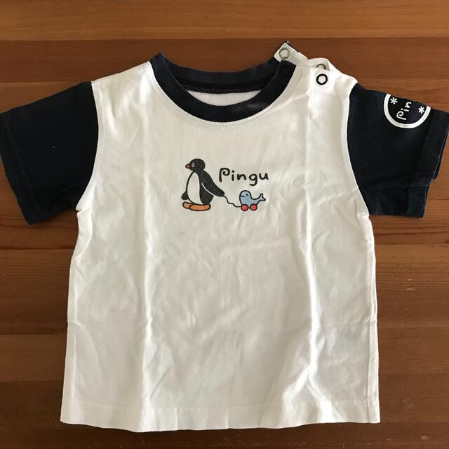 ピングー　pingu Tシャツ　80 キッズ/ベビー/マタニティのベビー服(~85cm)(Ｔシャツ)の商品写真