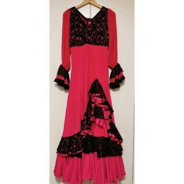 フラメンコ衣装 ワンピース MARIPOSA MODA FLAMENCA フラメンコ衣装 ワンピース MARIPOSA MODA FLAMENCA