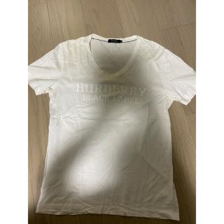 バーバリーブラックレーベル(BURBERRY BLACK LABEL)のBurberry BLACK LABEL VネックロゴTシャツ　2(Tシャツ/カットソー(半袖/袖なし))