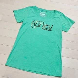 ハーレー(Hurley)のハーレーHurLey半袖Tシャツグリーンサーフィン女性用レディース緑(Tシャツ/カットソー(半袖/袖なし))