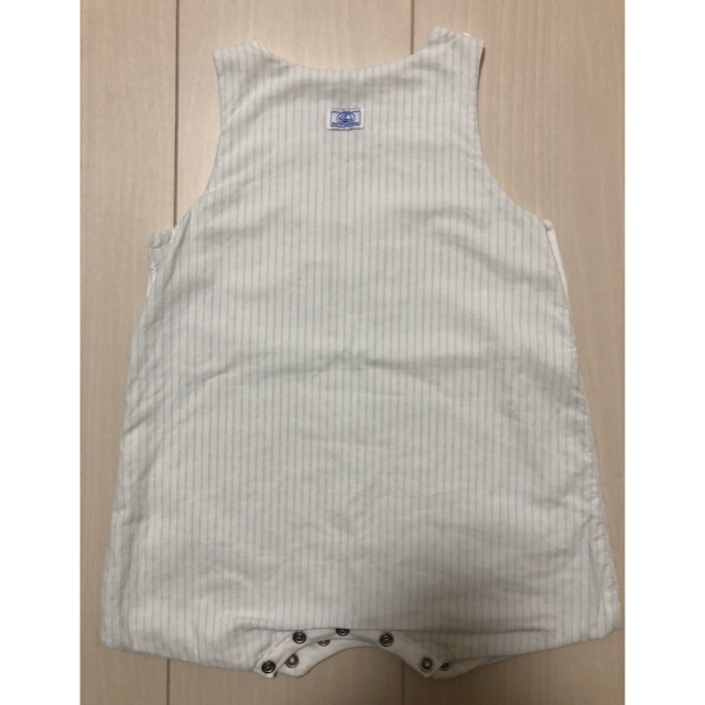 PETIT BATEAU(プチバトー)の【最終値下げ】プチバトー サロペット ノースリーブ ロンパース サイズ67cm キッズ/ベビー/マタニティのベビー服(~85cm)(ロンパース)の商品写真