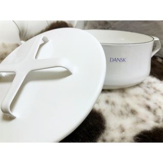 ダンスク(DANSK)の●○廃盤色○●ダンスク●DANSK●コベンスタイル両手鍋 18cm●ホワイト●○(鍋/フライパン)