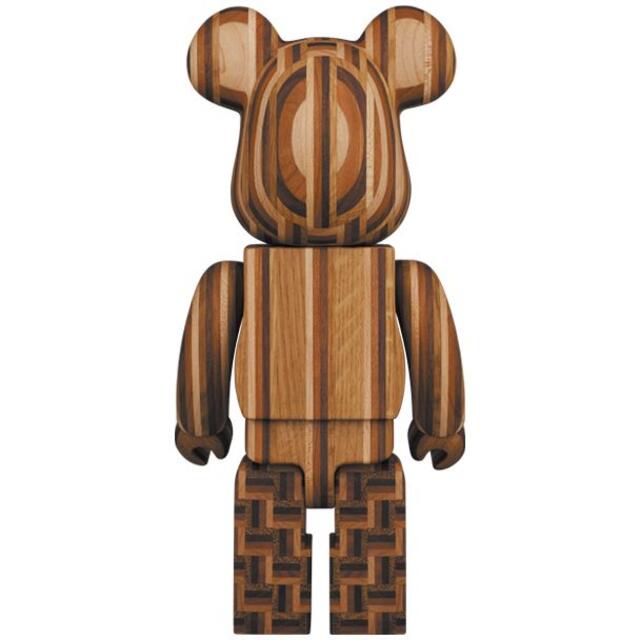 BE@RBRICK ベアブリック カリモク 寄木 2nd 400％ エンタメ/ホビーのフィギュア(その他)の商品写真