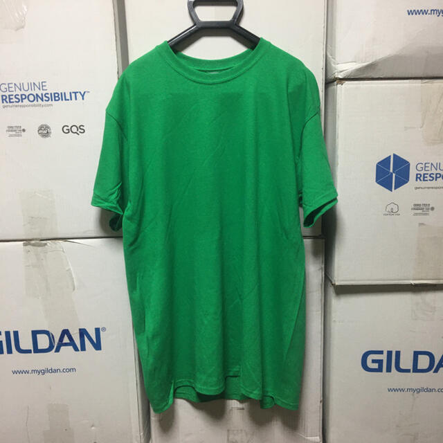 GILDAN(ギルタン)のGILDANギルダン★半袖無地Tシャツ☆ポケット無し★アイリッシュグリーン☆L緑 メンズのトップス(Tシャツ/カットソー(半袖/袖なし))の商品写真