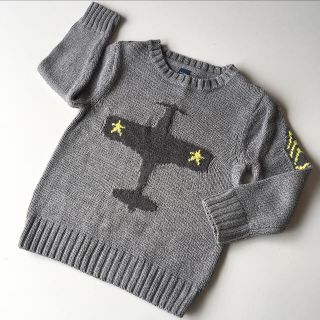 ベビーギャップ(babyGAP)のbaby Gap 飛行機 ニット セーター 95(ニット)