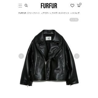 ファーファー ライダースジャケット(レディース)の通販 29点 | fur fur