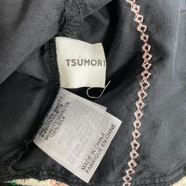 12 ツモリチサト TSUMORICHISATO シアー花柄 トップス ブラウス