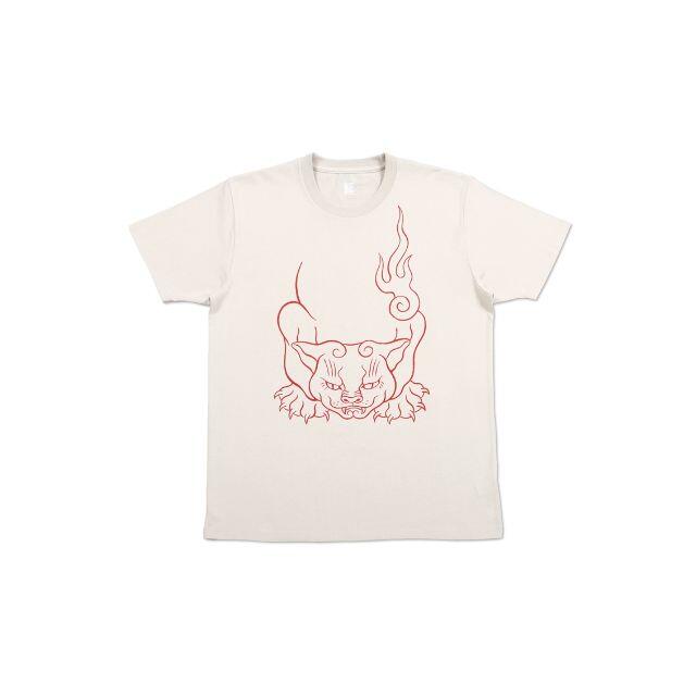 Design Tshirts Store graniph(グラニフ)の【専用】Lサイズ 化け猫 (石黒亜矢子) アイス グレー Tシャツ グラニフ メンズのトップス(Tシャツ/カットソー(半袖/袖なし))の商品写真