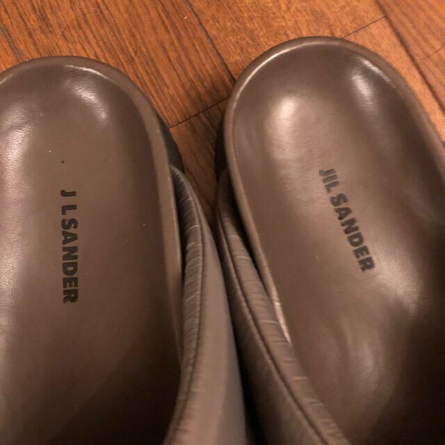 Jil sander ジルサンダー サンダル 41 グレー  JI32501A