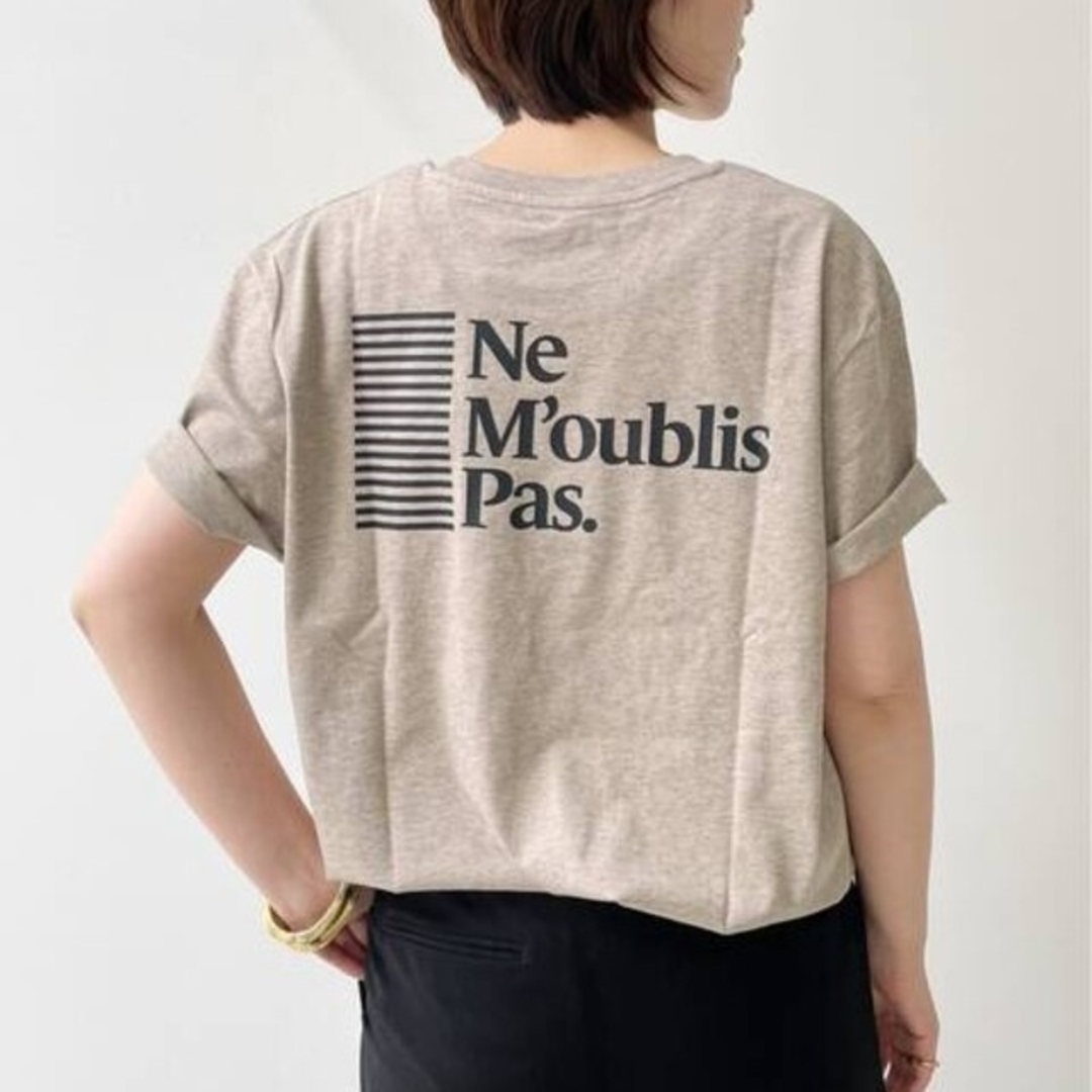 L'Appartement DEUXIEME CLASSE(アパルトモンドゥーズィエムクラス)のアパルトモン Les Petits Basics バックプリントT シャツ レディースのトップス(Tシャツ(半袖/袖なし))の商品写真