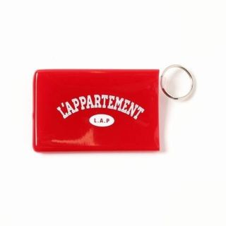 アパルトモンドゥーズィエムクラス(L'Appartement DEUXIEME CLASSE)のアパルトモン Quiky Card Holder W/Keyring レッド(キーホルダー)