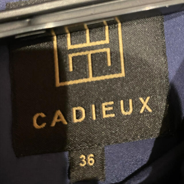 Demi-Luxe BEAMS(デミルクスビームス)のCADIEUX❤️ネイビーワンピース レディースのワンピース(ひざ丈ワンピース)の商品写真