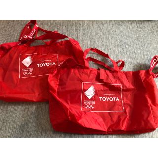 トヨタ(トヨタ)の2020五輪トヨタエコバッグ2セット(ノベルティグッズ)