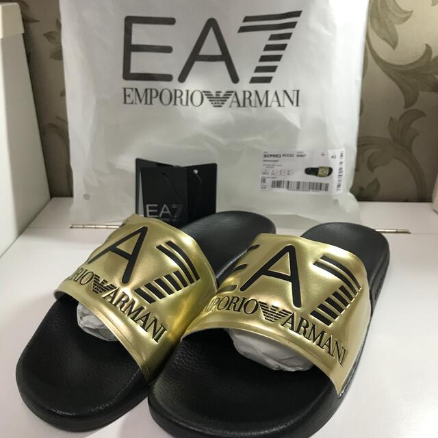 【在庫処分】 Emporio Armani - エンポリオアルマーニ　メンズ　サンダル　草履　26.5㎝　新品未使用 サンダル