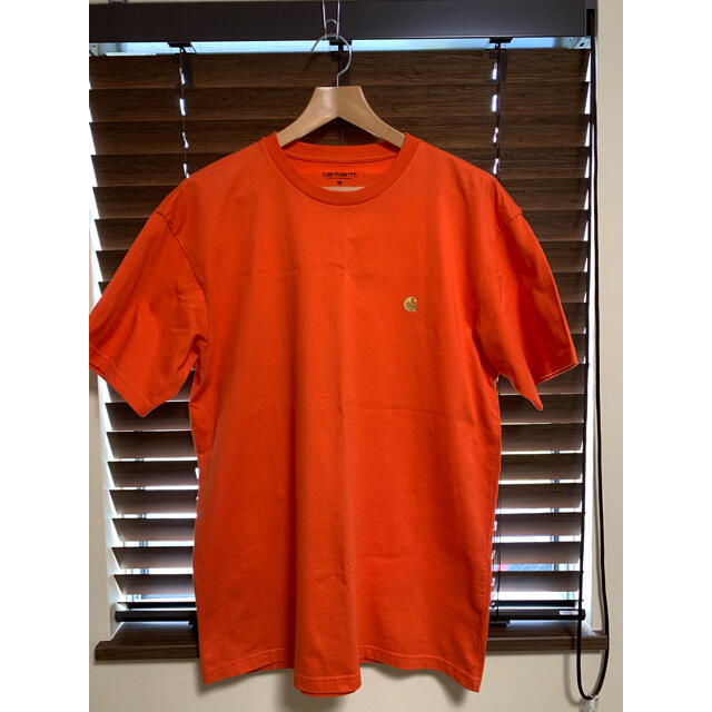 carhartt(カーハート)のcarhartt  wip  半袖Tシャツ　カーハート  オレンジ メンズのトップス(Tシャツ/カットソー(半袖/袖なし))の商品写真