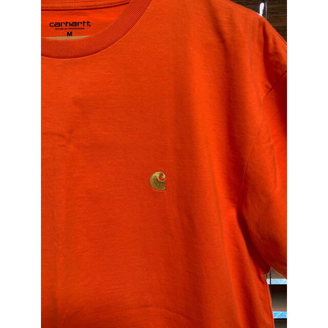 carhartt(カーハート)のcarhartt  wip  半袖Tシャツ　カーハート  オレンジ メンズのトップス(Tシャツ/カットソー(半袖/袖なし))の商品写真