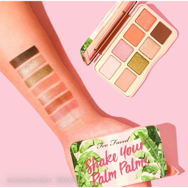 Too Faced(トゥフェイス)の【新】シェイクユアパームパームズミニ アイシャドウ パレット　too faced コスメ/美容のベースメイク/化粧品(アイシャドウ)の商品写真