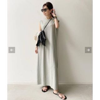 アパルトモンドゥーズィエムクラス(L'Appartement DEUXIEME CLASSE)のAPPAREL / ロサンゼルスアパレル N/S Maxi Onepiece  (ロングワンピース/マキシワンピース)