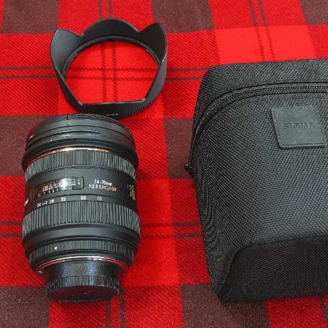 【美品】SIGMA 24-70ｍｍ ｆ2.8 EX DG HSM ニコン用