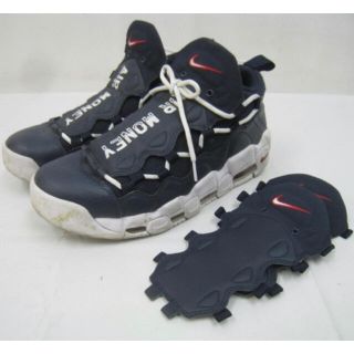 ナイキ(NIKE)のNIKE AIR MORE MONEY エアモアマネー 28.5cmネイビー(スニーカー)