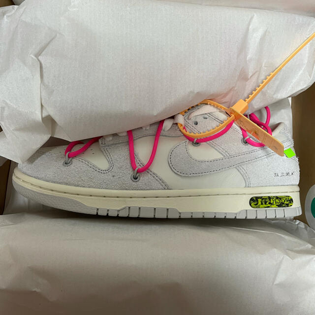 靴/シューズoff-white Dunk Low NIKE