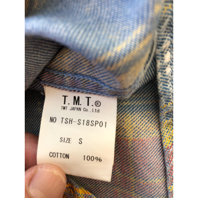売れ切れました#TMT(ティーエムティー)チェックシャツ　Sサイズ