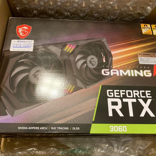 最安値に挑戦】 ○新品未使用○MSI 12G X GAMING 3060 RTX GeForce PC