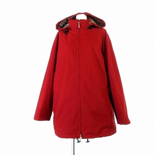 バーバリー ロンドン BURBERRY LONDON ナイロンコート 赤 ECR