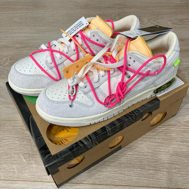 NIKE off-white Dunk Low The 50Collection