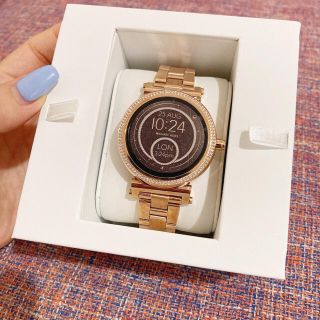 マイケルコース(Michael Kors)のマイケルコース スマートウォッチ ピンクゴールド(腕時計)