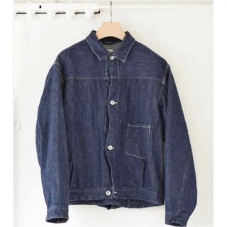 コモリ(COMOLI)の【そーさん専用】COMOLI コモリ デニムジャケット サイズ4 NAVY(Gジャン/デニムジャケット)