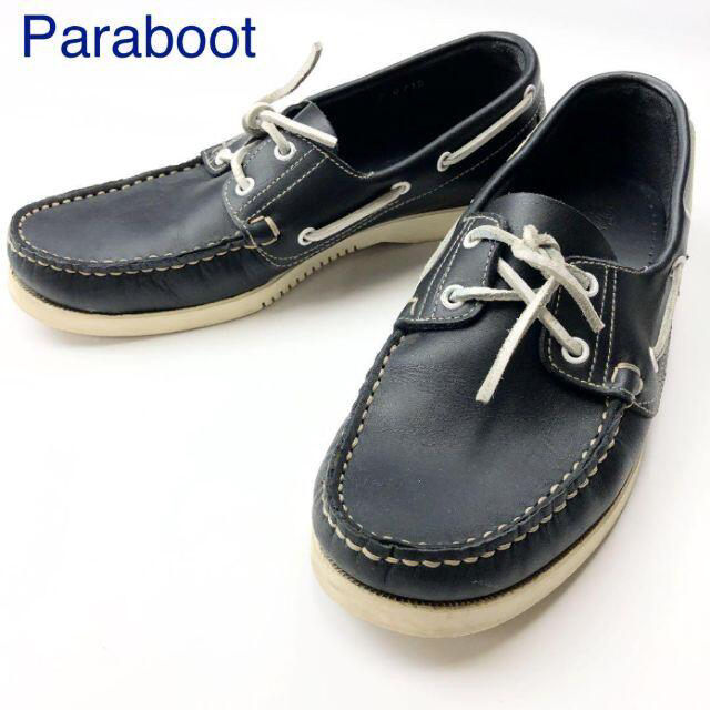 Paraboot - Paraboot パラブーツ バース デッキシューズ ネイビー 2673