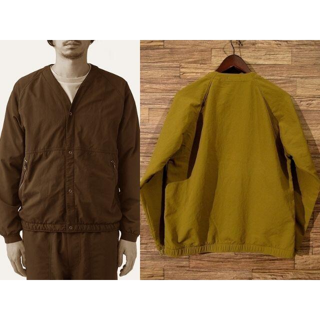 新品 ナナミカ 20ss SUHS023 アルファドライ カーディガン 茶S ①