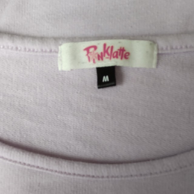 PINK-latte(ピンクラテ)のPINK-latte オフショルダー カットソー M キッズ/ベビー/マタニティのキッズ服女の子用(90cm~)(Tシャツ/カットソー)の商品写真