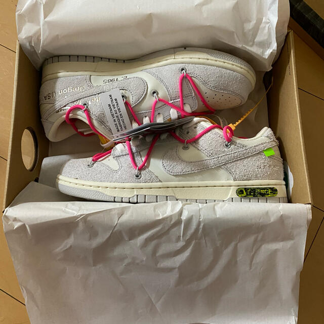 NIKE Off White DUNK 26.5 Lot17