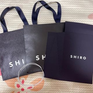 シロ(shiro)のshiro ギフトバッグ・紙袋セット(ショップ袋)