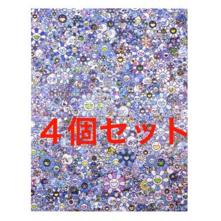 村上隆　パズル SKULLS FLOWERS BLUE SIGNAL 4個(その他)