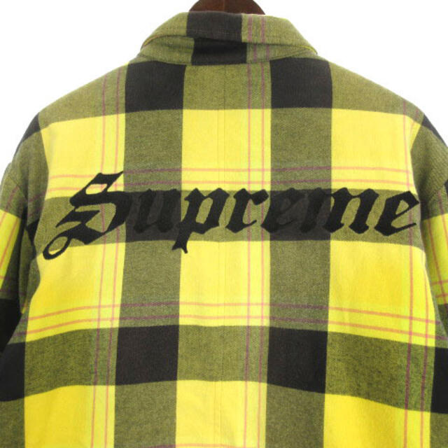 SUPREME 20AW Quilted Flannel Shirt ジャケット