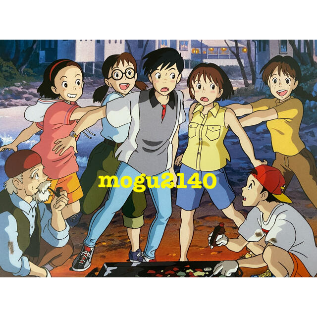 ジブリ(ジブリ)の【激レア】ジブリ 耳をすませば ポスター　宮崎駿　カレンダー　1998 エンタメ/ホビーのアニメグッズ(ポスター)の商品写真