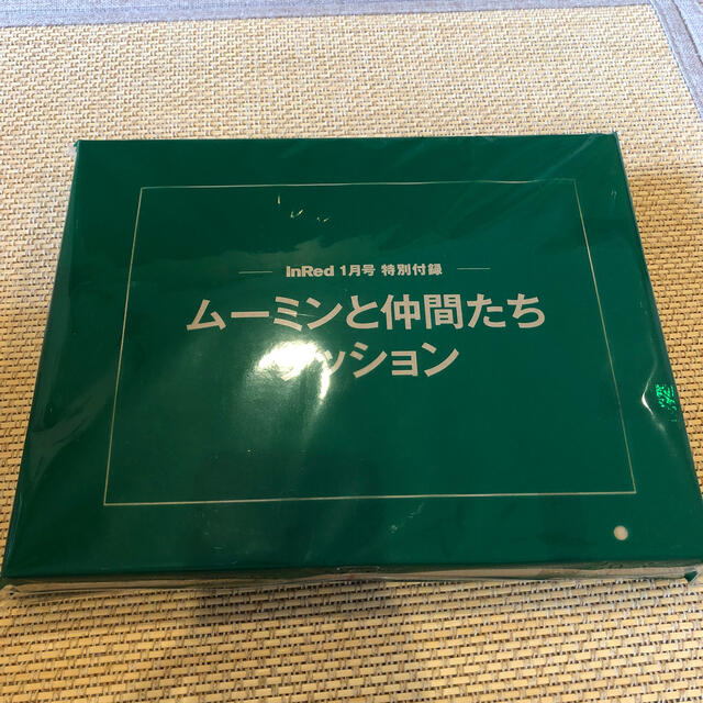 宝島社(タカラジマシャ)のムーミン　付録　雑誌　クッション　InRed  インレッド　1月号 インテリア/住まい/日用品のインテリア小物(クッション)の商品写真
