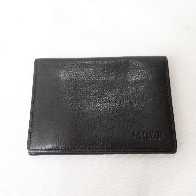 LANVIN(ランバン)のLANVIN　名刺入れ　メンズ　ブラック メンズのファッション小物(名刺入れ/定期入れ)の商品写真