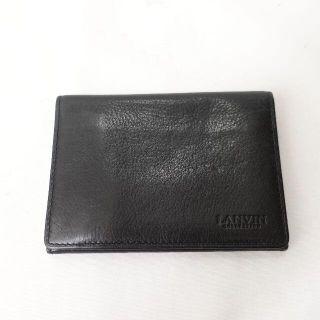 ランバン(LANVIN)のLANVIN　名刺入れ　メンズ　ブラック(名刺入れ/定期入れ)