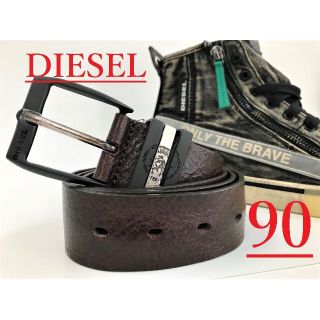 ディーゼル(DIESEL)のディーゼル　ベルト07A20　サイズ90　ブラウン　新品　X05550(ベルト)