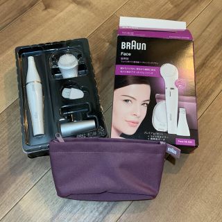 ブラウン(BRAUN)の顔用脱毛＆洗浄器セット(レディースシェーバー)