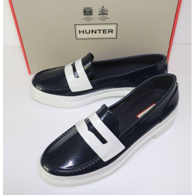 HUNTER(ハンター)の定価16000 新品 本物 HUNTER 靴 ローファー  JP22 423 レディースの靴/シューズ(レインブーツ/長靴)の商品写真