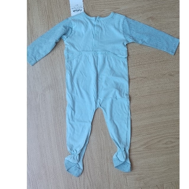 ZARA HOME(ザラホーム)のZARA HOME ロンパース ブルー 78cm 6-12months 未使用 キッズ/ベビー/マタニティのベビー服(~85cm)(ロンパース)の商品写真