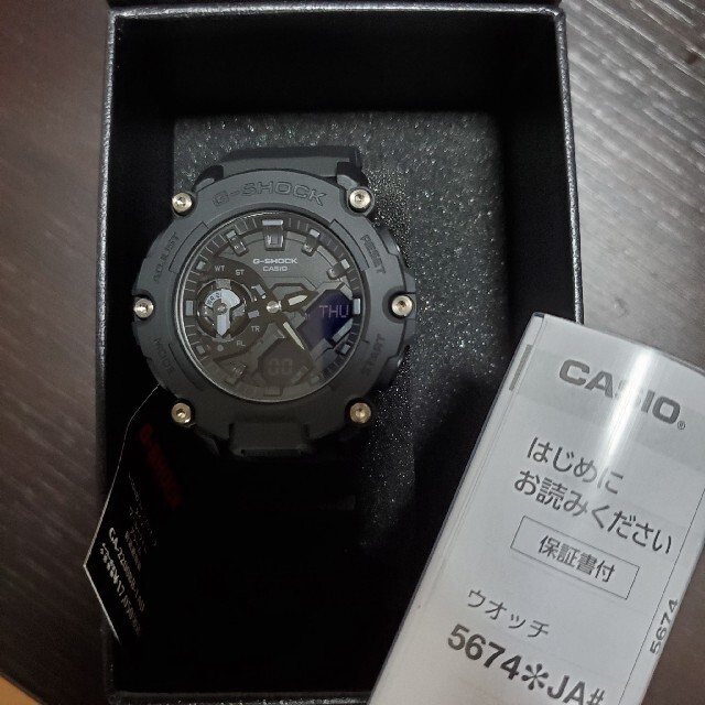 新品未使用 国内正規品 G-SHOCK GA-2200bb-1AJF 黒