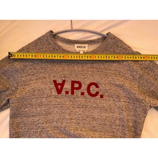 美品【A.P.C.】30周年 HIVER87タグ 反転ロゴ スウェット